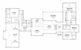 European House Plan - 76294 - Basement Floor Plan