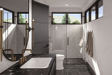 A-Frame House Plan - Deadwood 62131 - Master Bathroom