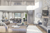 Secondary Image - Farmhouse House Plan - Vernon Hills 10025 - Great Room