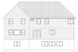 Traditional House Plan - Jacobs 97740 - Rear Exterior