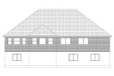 Traditional House Plan - Kramer 12740 - Rear Exterior