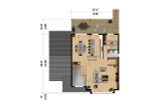 Secondary Image - Modern House Plan - 91160 - 2nd Floor Plan
