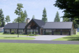 Modern House Plan - 95981 - Front Exterior