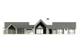 Modern House Plan - 95981 - Rear Exterior