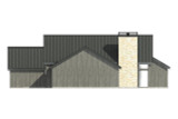Modern House Plan - 95981 - Left Exterior