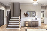 Colonial House Plan - Brewsters Mill 60853 - Entrance