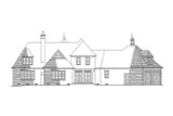 French Country House Plan - Le Mans 74832 - Rear Exterior