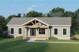 Craftsman House Plan - Bear Run 14247 - Front Exterior