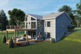 Craftsman House Plan - Bear Run 14247 - Left Exterior