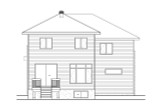 Modern House Plan - 71088 - Rear Exterior