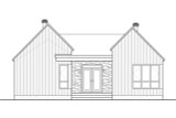 Modern House Plan - 69600 - Front Exterior