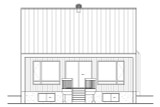 Secondary Image - European House Plan - 35815 - Rear Exterior