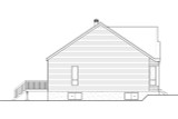 European House Plan - 70036 - Left Exterior