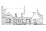 Secondary Image - Colonial House Plan - Berry Hill 29241 - Rear Exterior