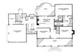 Colonial House Plan - Berry Hill 29241 - 1st Floor Plan