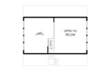 A-Frame House Plan - Frontier 73326 - 2nd Floor Plan