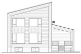 European House Plan - 46203 - Rear Exterior