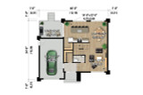 European House Plan - 46203 - 1st Floor Plan