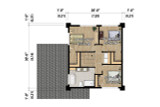 Secondary Image - European House Plan - 46203 - 2nd Floor Plan
