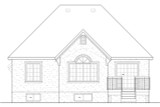 European House Plan - 69739 - Rear Exterior