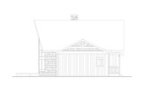 A-Frame House Plan - 53999 - Left Exterior