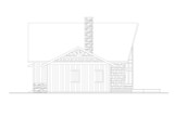 A-Frame House Plan - 53999 - Right Exterior