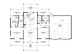 Craftsman House Plan - Eagle Ranch 1.6 30233 - 1st Floor Plan