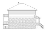 Modern House Plan - 13589 - Left Exterior