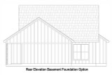 Farmhouse House Plan - Lily 71005 - Rear Exterior