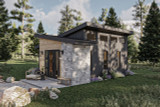 Modern House Plan - Cedar Hollow 72128 - Right Exterior