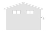 Modern House Plan - Lake Tahoe 2.5 69846 - Left Exterior