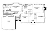 Colonial House Plan - Boothe 54608 - 1st Floor Plan