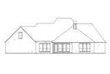 Classic House Plan - Reserve 2 70707 - Rear Exterior