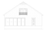 Cottage House Plan - Johns Garage 67535 - Rear Exterior