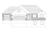 Traditional House Plan - Christiansen 14336 - Front Exterior