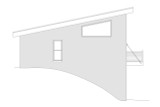 Modern House Plan - Table Rock Overlook 84207 - Left Exterior