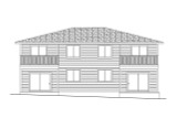 Prairie House Plan - Holtwood 40377 - Rear Exterior