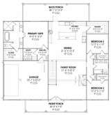 Farmhouse House Plan - 96104 - Optional Floor Plan