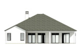 Mediterranean House Plan - 28849 - Rear Exterior
