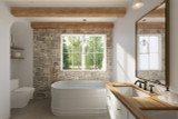 Farmhouse House Plan - Sophia 59109 - Master Bathroom