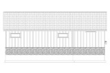 Craftsman House Plan - Fletch Garage 89645 - Left Exterior