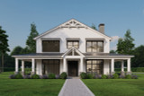Farmhouse House Plan - Harmony Hills Farms 50574 - Front Exterior