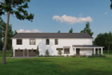 Farmhouse House Plan - Harmony Hills Farms 50574 - Left Exterior
