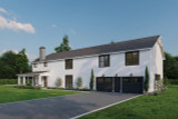 Farmhouse House Plan - Harmony Hills Farms 50574 - Right Exterior