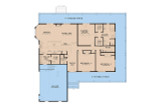 Farmhouse House Plan - Cumberland Mill 70125 - 1st Floor Plan