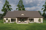 Tuscan House Plan - Papillon Villa 35906 - Rear Exterior