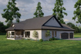 Tuscan House Plan - Papillon Villa 35906 - Rear Exterior