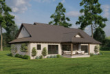 Tuscan House Plan - Papillon Villa 35906 - Rear Exterior