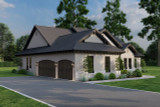 Tuscan House Plan - Papillon Villa 35906 - Left Exterior