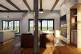 Tuscan House Plan - Papillon Villa 35906 - Great Room